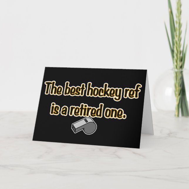 Retired Ref Greeting Card (Front)