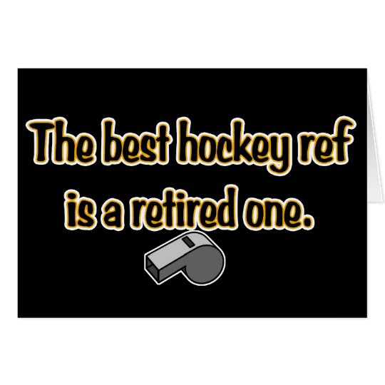 Retired Ref Greeting Card