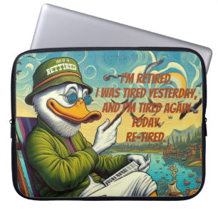 Retired & Relaxed Laptop Sleeve