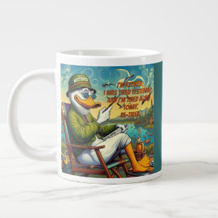 Retired & Relaxed Large Coffee Mug