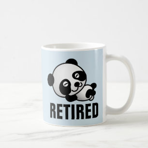 RETIRED RETIREMENT COFFEE MUGS