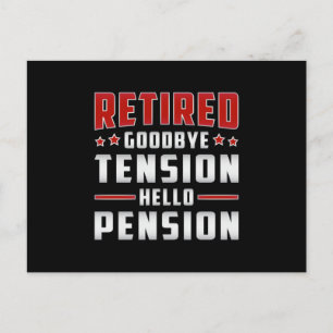 Retired Retirement Grandpa Retire Funny Gift Postcard