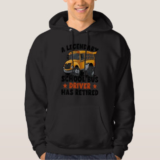 Retired School Bus Driver School Bus Retirement Hoodie