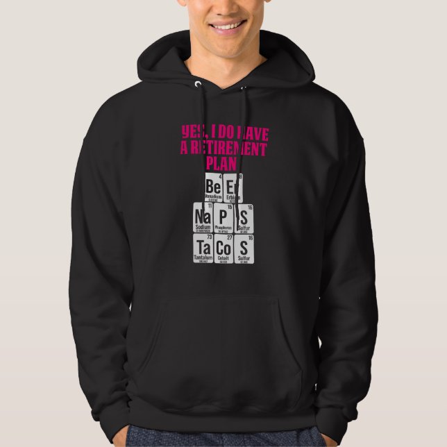 Retired Science Teacher Duty School Retirement 5 Hoodie (Front)