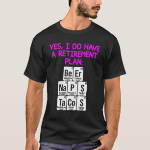 Retired Science Teacher Duty School Retirement 8 T-Shirt