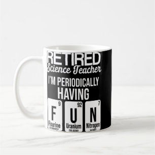Retired Science Teacher Weekend School Retirement Coffee Mug