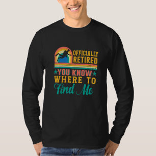 Retired Scuba Diver Retro Scuba Diving Pun T-Shirt