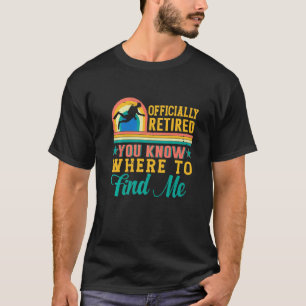 Retired Scuba Diver Retro Scuba Diving Pun T-Shirt