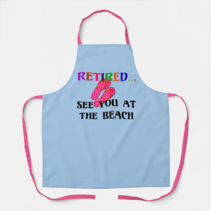Retired...See You at the Beach Apron