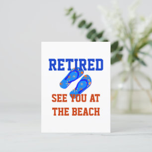 Retired - See You at the Beach Postcard