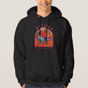 Retired Senior Graphic Designer Vintage Retiremen Hoodie