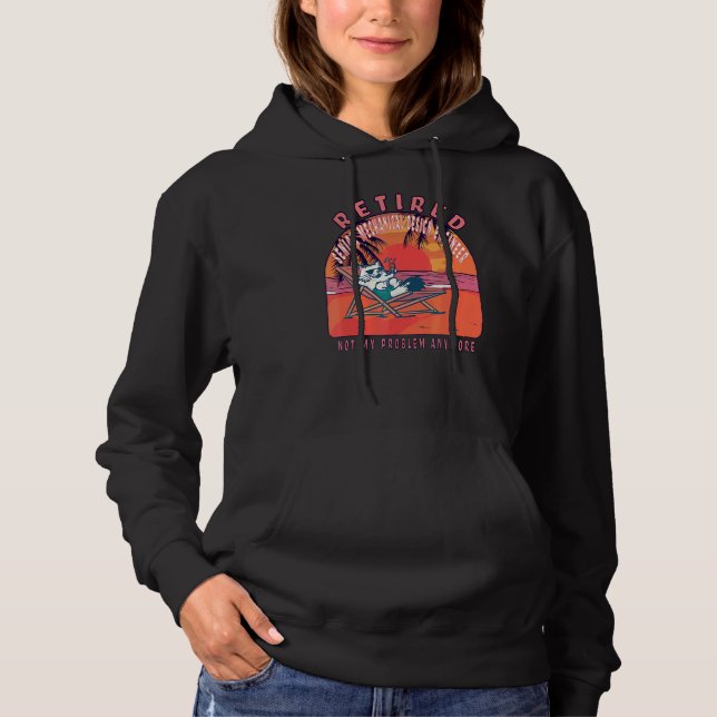 Retired Senior Mechanical Engineer  Retirement Hoodie (Front)