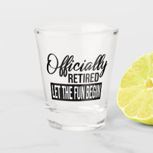 Retired  shot glass