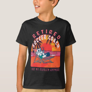 Retired Soccer Coach Vintage Retirement T Shirt
