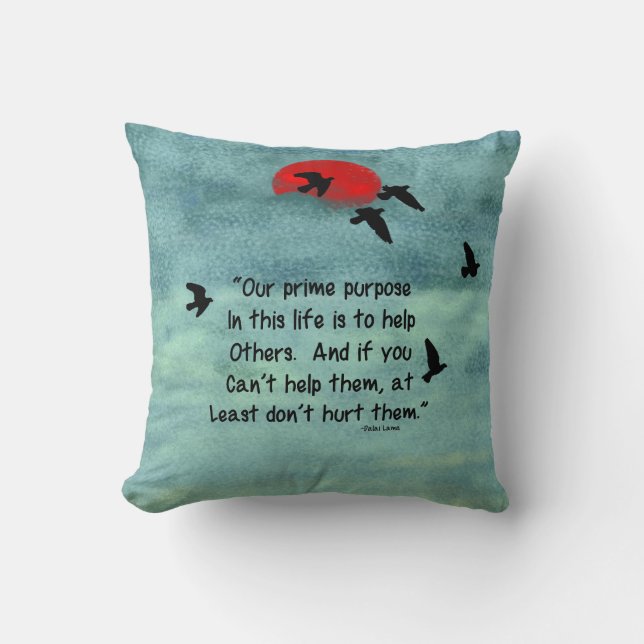 Retired Social Worker Pillow Quote #25 (Front)