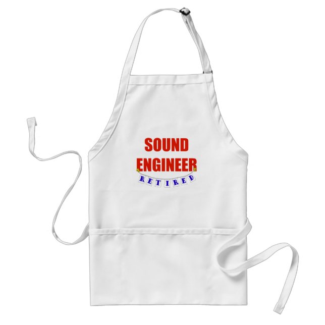 RETIRED SOUND ENGINEER STANDARD APRON (Front)