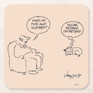 Retired Square Paper Coaster