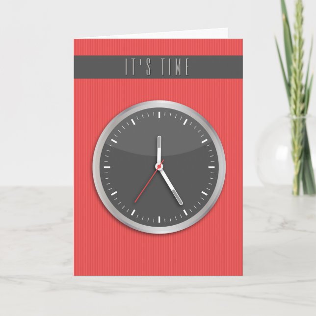 Retired Stripe Clock Card (Front)