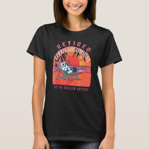 Retired Summer Camp Counsellor Vintage Retirement T-Shirt