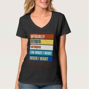 Retired Taxi Driver Retirement Retired Taxi Drive T-Shirt