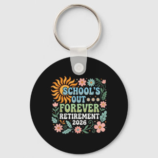 Retired Teacher 2026 Retired Life Teacher Key Ring