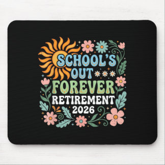 Retired Teacher 2026 Retired Life Teacher Mouse Mat