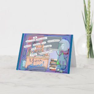Retired Teacher Art Gifts Card