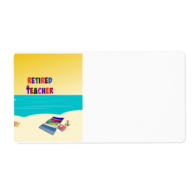 Retired Teacher, Fun in the Sun (Front)