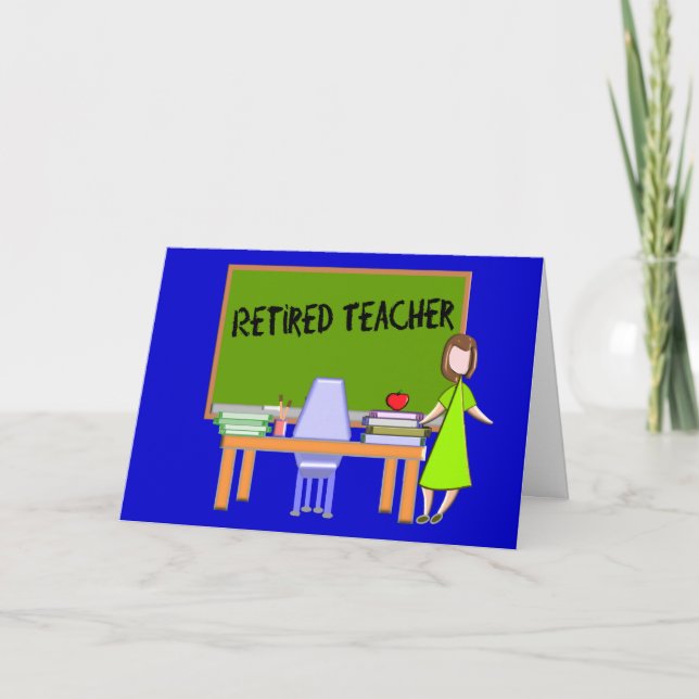 Retired Teacher Gifts Card (Front)