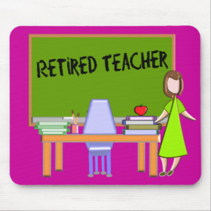 Retired Teacher Gifts Mouse Mat