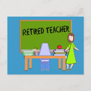 Retired Teacher Gifts Postcard