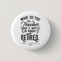 Retired Teacher Head of School Retirement Custom