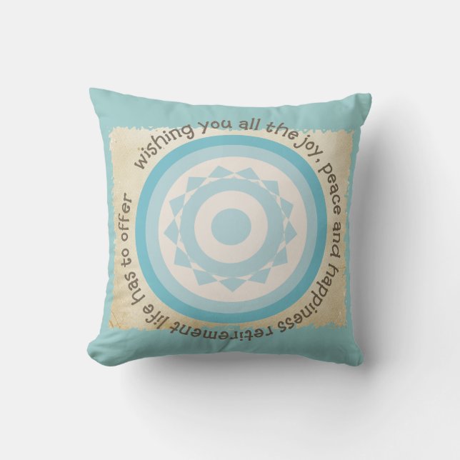 Retired Teacher Quote Pillow (Front)