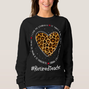 Retired Teacher Squad Admin Appreciation Week Back Sweatshirt
