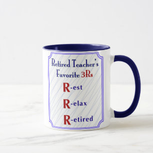 Retired Teachers 3Rs - Coffee Mug