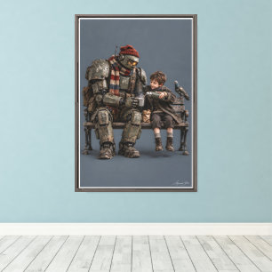 Retired Together Canvas Print