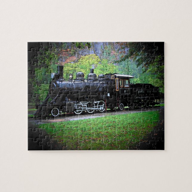 Retired Train Engine or your photo jigsaw puzzle (Horizontal)