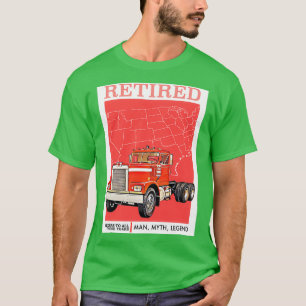 Retired Truck Driver Retirement Gift T-Shirt