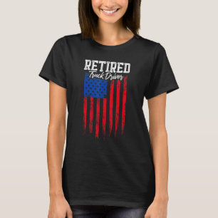 Retired Truck Driver Trucker Retirement T-Shirt