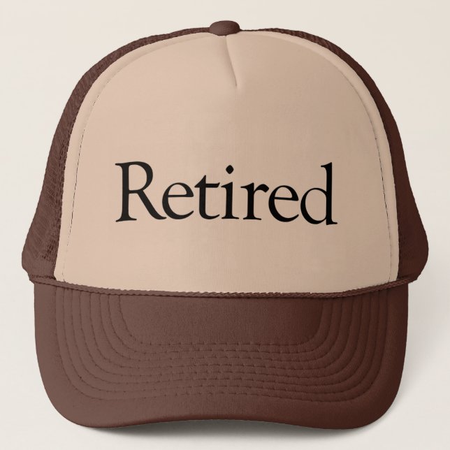 Retired Trucker Hat (Front)