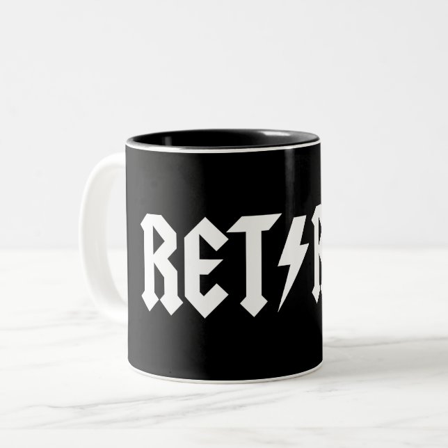 Retired Two-Tone Coffee Mug (Front Left)