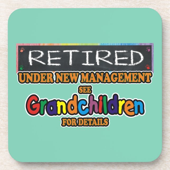 Retired Under New Management Coaster (Front)