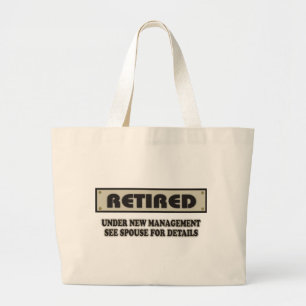 RETIRED. Under New Management Large Tote Bag