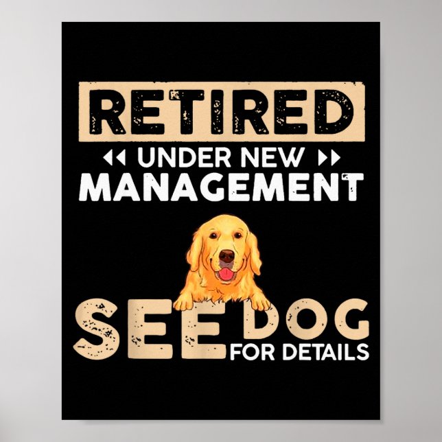 Retired Under New Management See Dog For Details  Poster (Front)