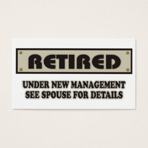 RETIRED. Under New Management. See Spouse