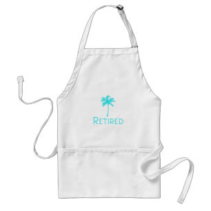 Retired Vacation Palm Tree Standard Apron