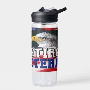 Retired Veteran Water Bottle