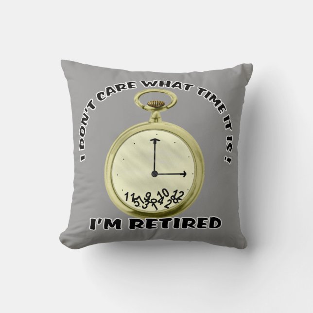 Retired watch American MoJo Pillow (Front)