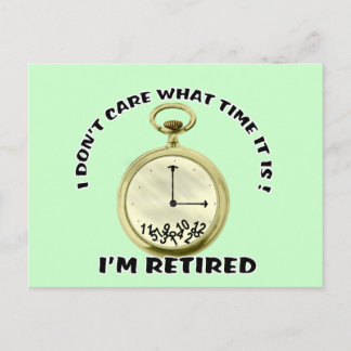 Retired watch postcard