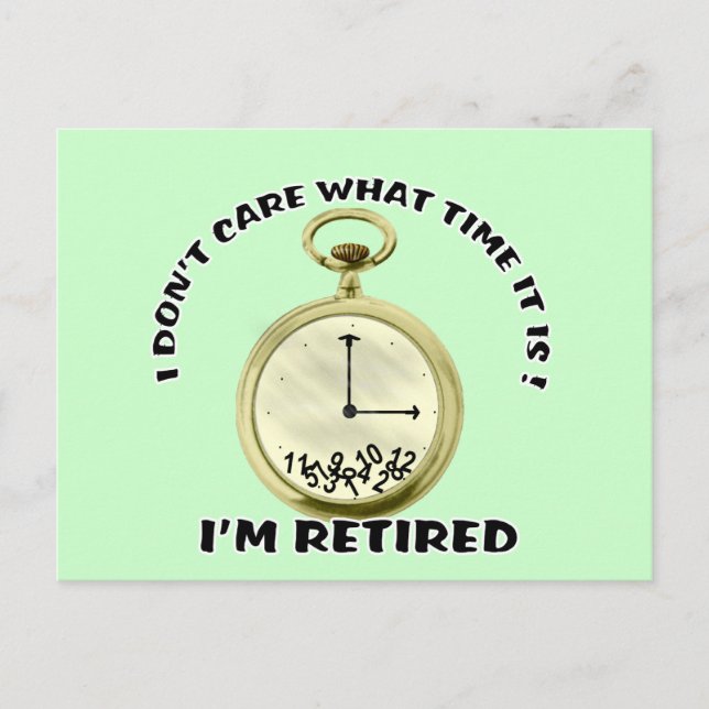 Retired watch postcard (Front)